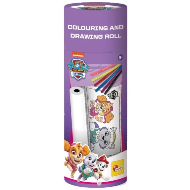Creative set, Lisciani, Paw Patrol, Coloring and drawing roller