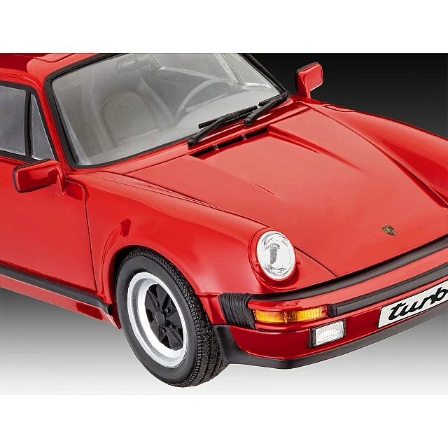 Assembly model, Revell, Gift set car 50 years Porsche 911 Turbo, 86 parts