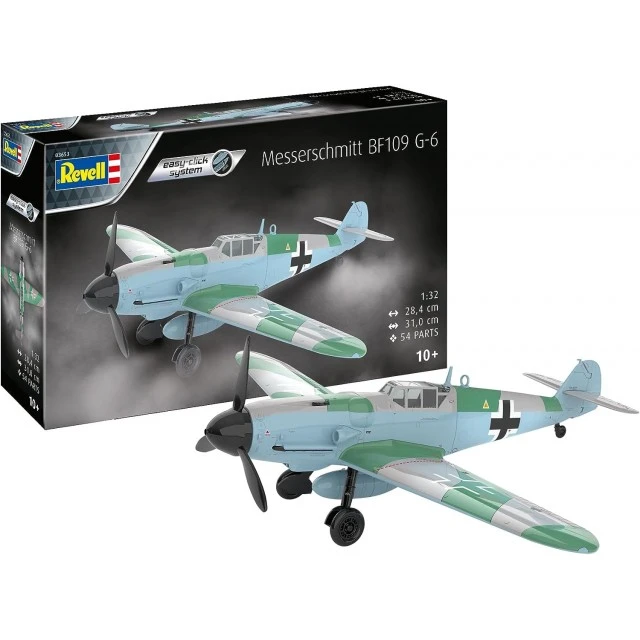 Сглобяем модел Messerschmitt Bf109 G-6 Easy-Click, 54 части