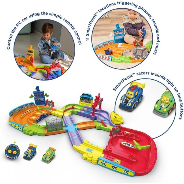 Интерактивна играчка, Vtech, Състезателна писта с дистанционно управление