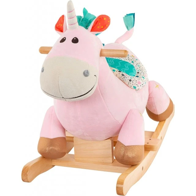 Children’s toy Cradle plush unicorn, 65 x 34.3 x 46.3 cm