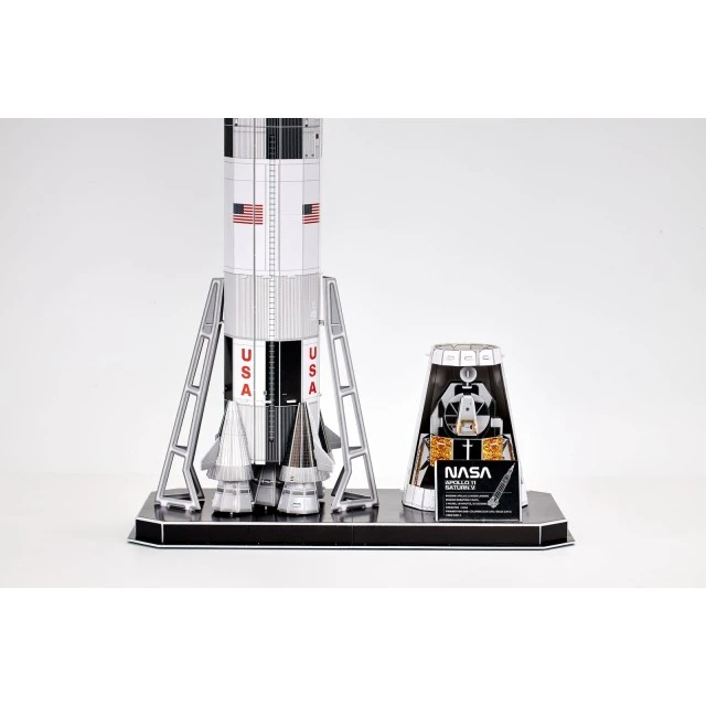 Apollo 11 Saturn V 3D puzzle, 136 pieces