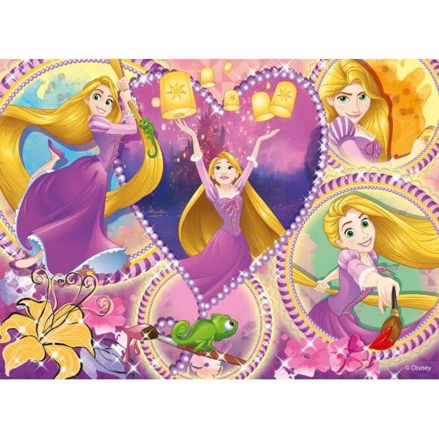 Puzzle, Lisciani, Princesses, Double-sided puzzle 2 x 48 pieces