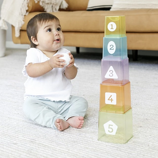 Baby Play Set, Infantino, Stacking Cups and Ball