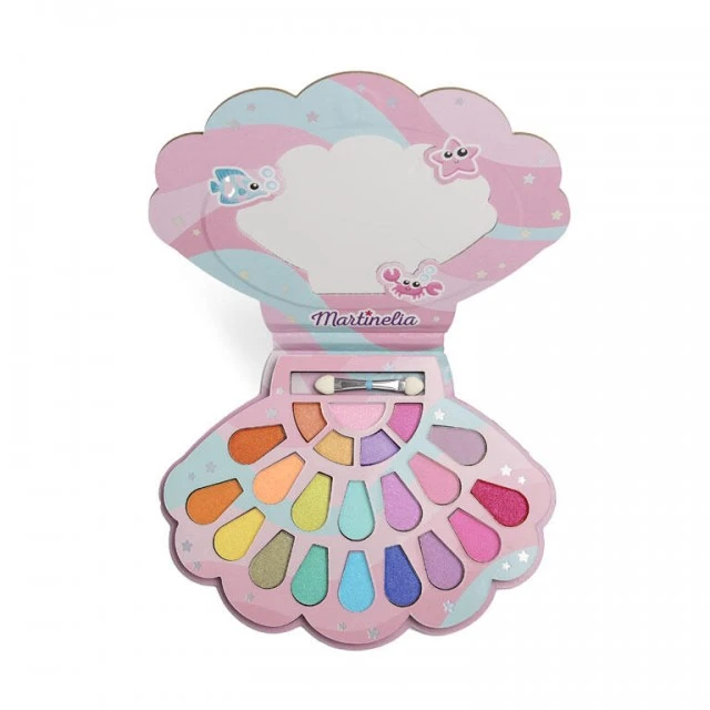 Eyeshadow palette, Martinelia, Mermaids, 21 colors