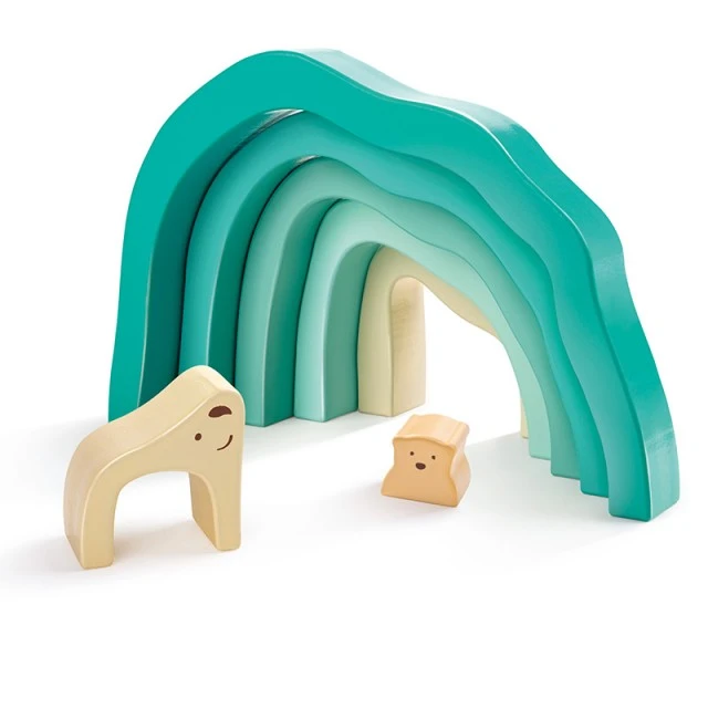 Sorting forms, Hape, Polar Bear, 7 pieces