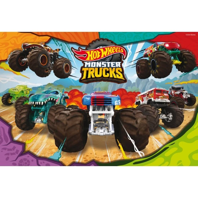 Пъзел, Lisciani, Hot Wheels, 2 x 60 части