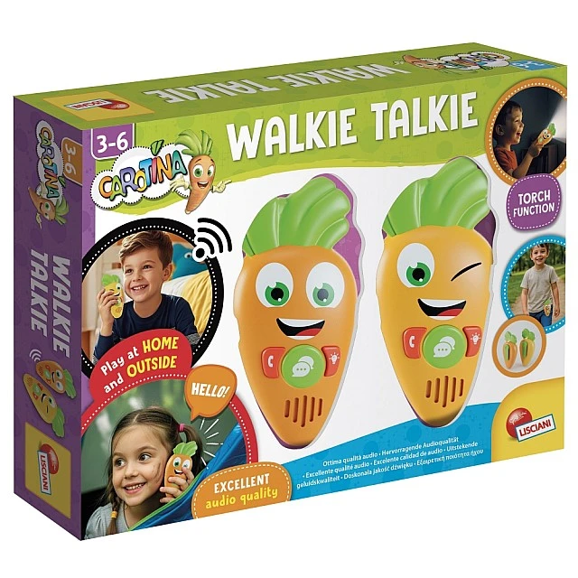 Walkie talkie set, Lisciani, Carotina