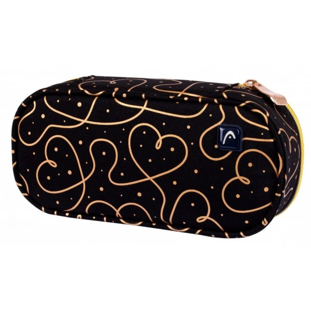 Pencil case Head AC5 Golden hearts