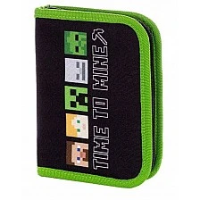 Single toiletry bag without accessories, Astra, Minecraft, Time to Dig, 20 x 13.5 x 3.5 cm