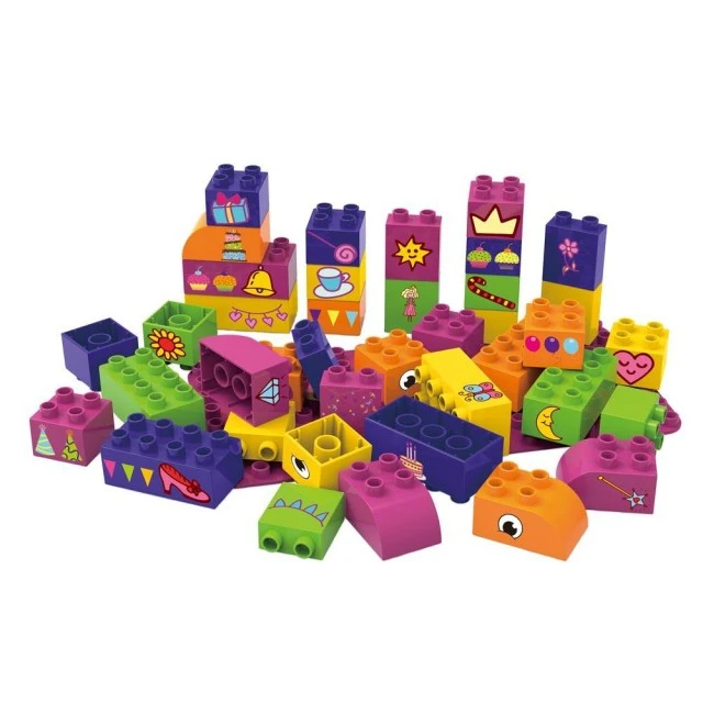 Constructor Educational cubes for girls 40 pcs.