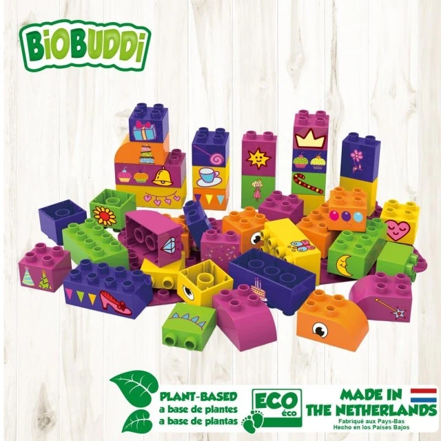 Constructor Educational cubes for girls 40 pcs.