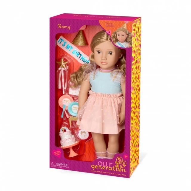 Doll, Battat, Our Generation, Roma with accessories, 46 cm