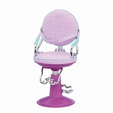 Set, Battat, Our Generation, Hairdressing chair, Purple