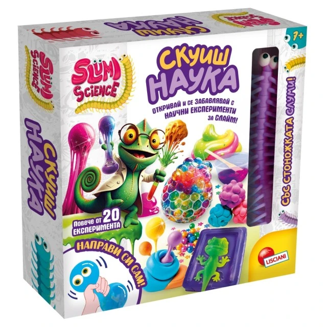 Creative kit, Lisciani, Slumi Science, DIY, Over 20 experiments