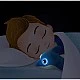Plush dolphin with glowing eyes
