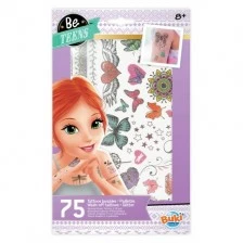 Set of 75 glitter tattoos