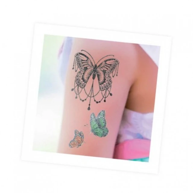 Set of 75 glitter tattoos