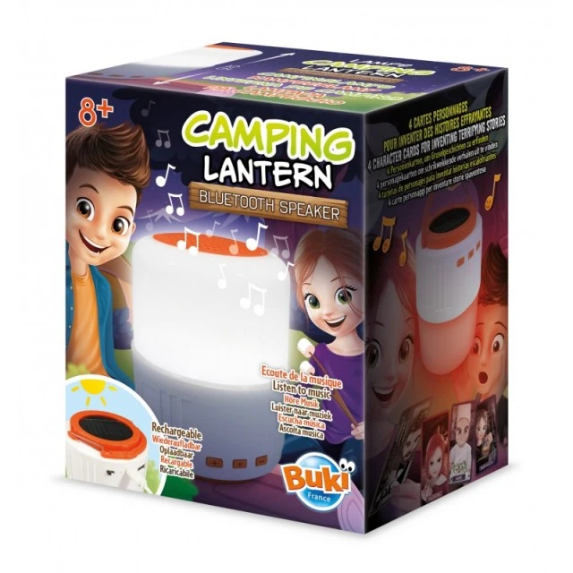Interactive toy Rechargeable camping lantern with USB and Bluetooth