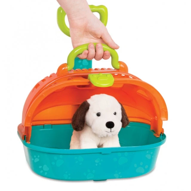 Veterinary set with puppy