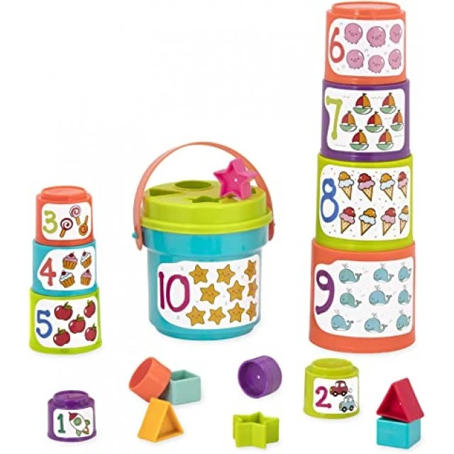 Bins for sorting and stacking