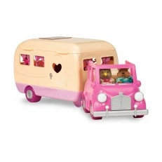 Li'l Woodzeez - Play set Car with caravan