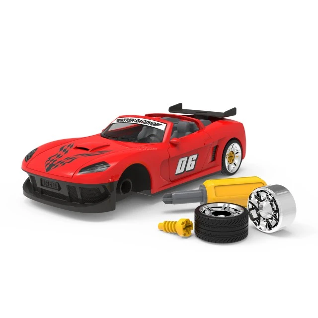 Building sports car with sound and light