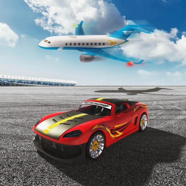 Building sports car with sound and light