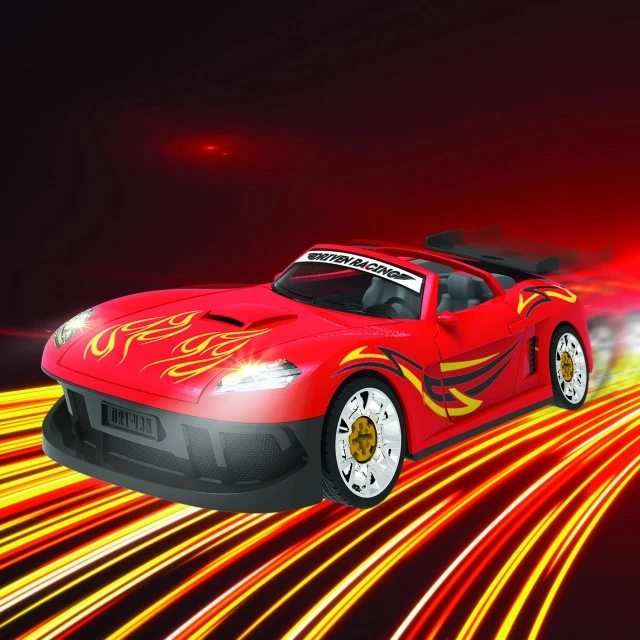 Building sports car with sound and light
