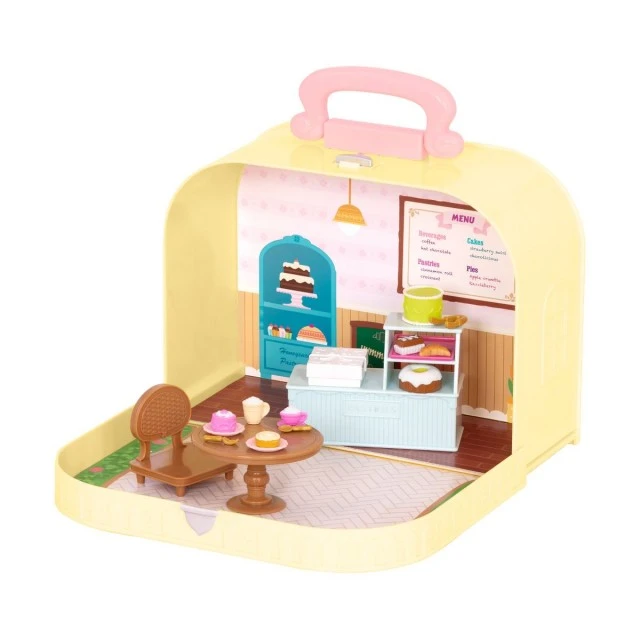 Li’l Woodzeez Комплект за игра в куфар Сладкарница