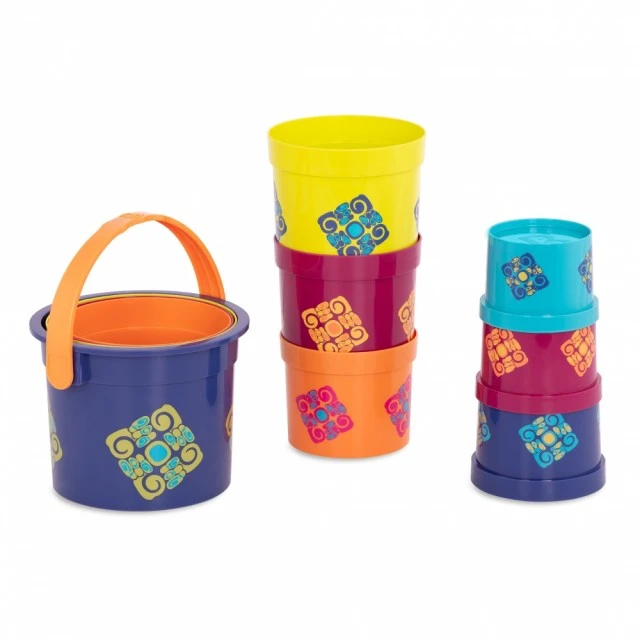 Color stacking cups 10 pcs