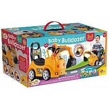 Children's bulldozer 2 in 1, Lisciani, Carotina, With sound and light