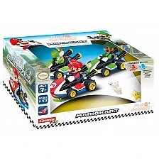 Комплект пулбек колички, Carrera, Super Mario, Марио, Луиджи и Йоши, 3 броя