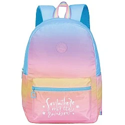 School backpack, Marshmallow, Rainbow, 43x33x15.5cm