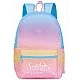School backpack, Marshmallow, Rainbow, 43x33x15.5cm