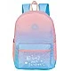 School backpack, Marshmallow, Rainbow, 43x33x15.5cm, Pink
