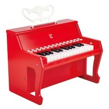 Hape Light Wooden Piano, Red