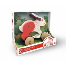 Wooden pull toy, Hape, Rabbit, 24 x 11 x 20 cm
