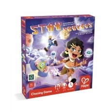 Board Game, Hape, "Intergalactic Race for Star Power", 22 pieces
