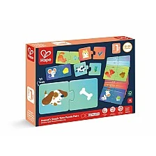 Детски образователен пъзел, Hape, С какво се хранят животните, 36 части