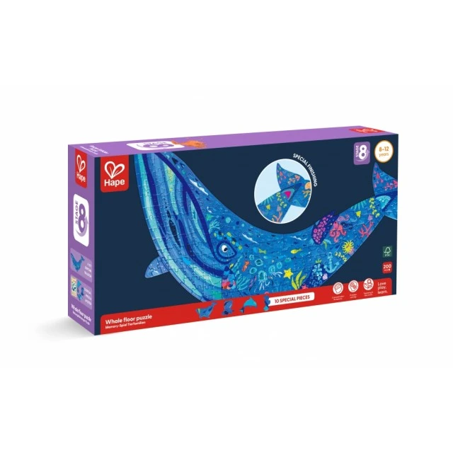 Пъзел, Hape, Кит, 200 части