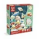 Комплект за игра, Hape, Магнитни превозни средства, 30 броя