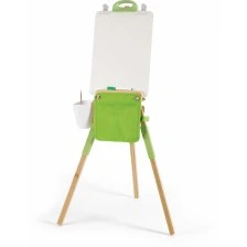 Drawing easel with accessories, Hape, 14 pieces