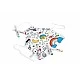 Направи си сам цветна престилка, Hape, 7 части