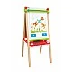 Double-sided wooden easel for drawing, Hape, 52 x 43 x 115 cm