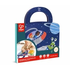 Creative set, Hape, Foil applique book, Space