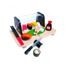 Sushi time wooden set, 11 pieces