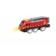 Power train with crank and USB, Hape, Red