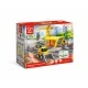 Railway loading ramp set, Hape, 14 pieces