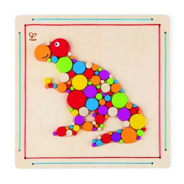 Wooden mosaic - Dinosaur Rex